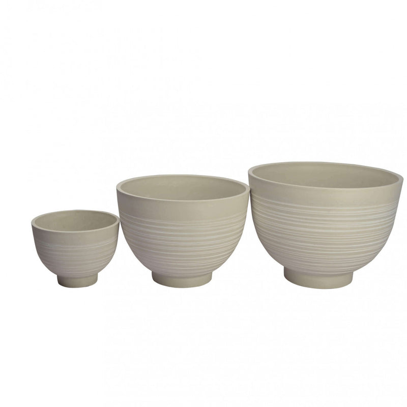 Vaso Grande Narciso Ø45x32 cm in Fibra sintetica Bianco-3