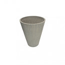 Vaso Medio Iris Ø29x36 cm in Fibra sintetica Antracite-1