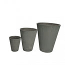 Vaso Medio Iris Ø29x36 cm in Fibra sintetica Antracite-3