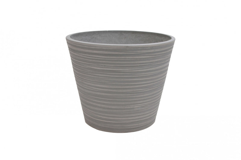 Vaso Medio Camelia Ø35x33 cm in Fibra sintetica Antracite-2