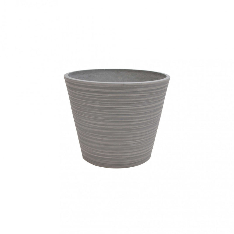 Vaso Grande Camelia Ø41x33,3 cm in Fibra sintetica Antracite-1