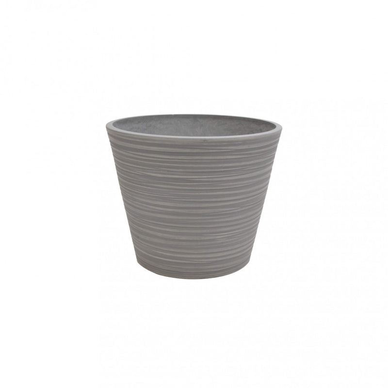 Vaso Grande Camelia Ø41x33,3 cm in Fibra sintetica Antracite-2