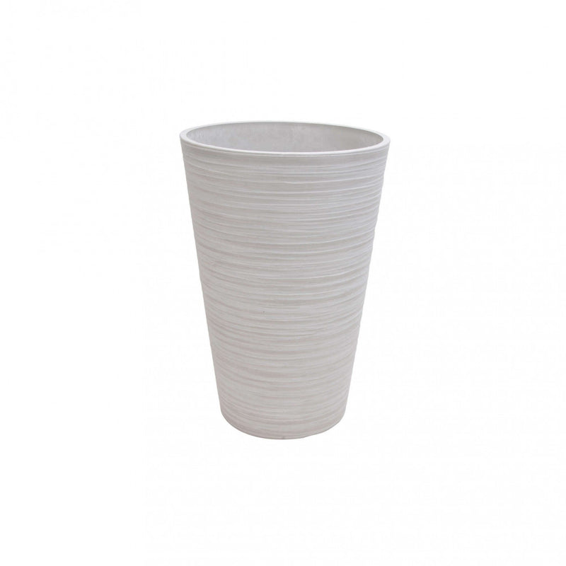 Vaso Piccolo Azalea Ø31x46 cm in Fibra sintetica Bianco-1