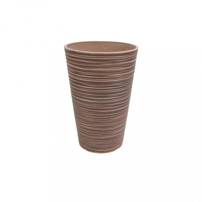 Vaso Piccolo Azalea Ø31x46 cm in Fibra sintetica Tortora-1