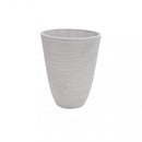 Vaso Grande Anemone Ø39x46 cm in Fibra sintetica Bianco-2