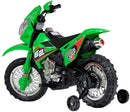 Moto Elettrica per Bambini 6V Super Cross Happy Kids Verde-4