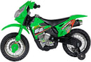 Moto Elettrica per Bambini 6V Super Cross Happy Kids Verde-8