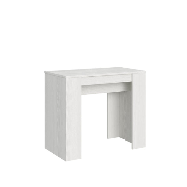 acquista Consolle Allungabile 90-204x48x77 cm in Nobilitato Bianco