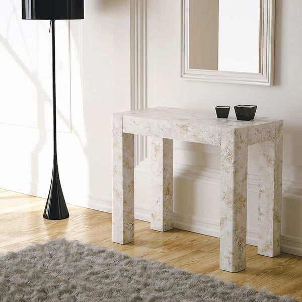 prezzo Ausziehbare Konsole aus Holz H76,5x46x90 / 306cm Itamoby Diva Classic Stone