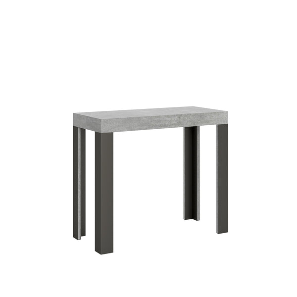 acquista Consolle Allungabile 90-300x40x77 cm in Nobilitato Grigio