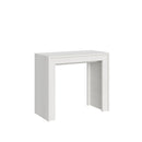 Consolle Allungabile 90-198x42x78 cm in Nobilitato Bianco-1