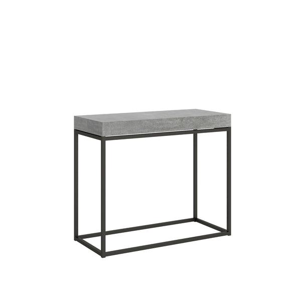 Consolle Allungabile 90-196x40x77 cm in Nobilitato Grigio online