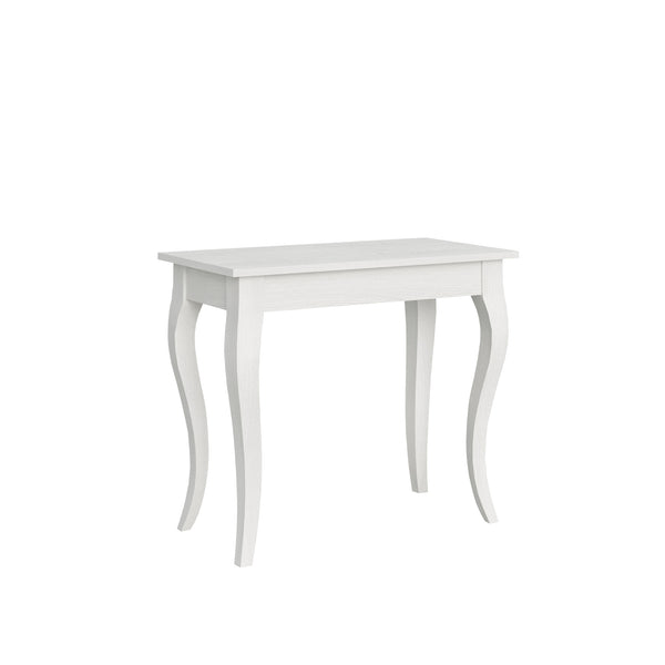 acquista Consolle Allungabile 90-204x48x77 cm in Nobilitato Bianco