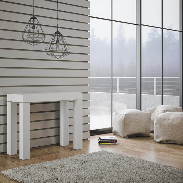 Ausziehbare Holzkonsole H77x40x110 / 300cm Itamoby Magic Color White Ash Classic prezzo