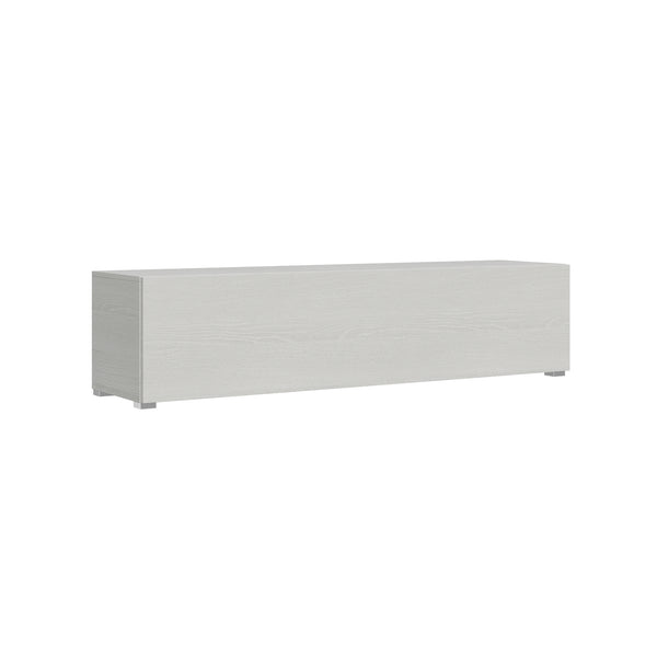 acquista Mobile TV con Anta a Ribalta e Passacavi 173,6x40x39,6 cm con piedini Bianco Frassino