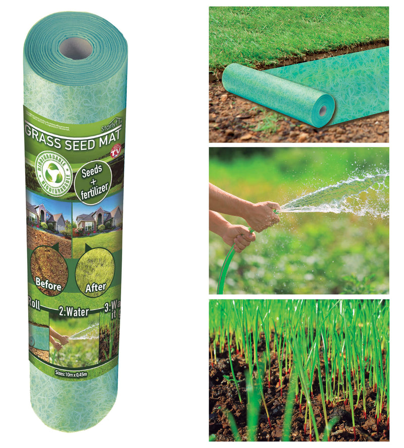 Rotolo Tappetino per Semina Prato Veloce 10m Starlyf Grass Seed Mat-1