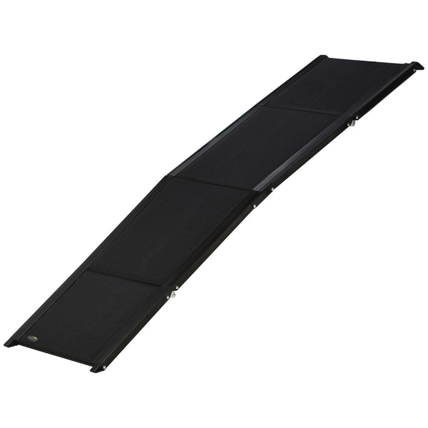 online Rampa per Cani Pieghevole 158x43,5x2,5 cm in MDF e Alluminio Nero