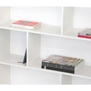 Libreria 12 Ripiani 124x160x24 cm in Legno Melaminico Bianco Opaco-3