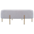 Pouf Poggiapiedi 97x39x40 cm in Tessuto Kate Beige-1