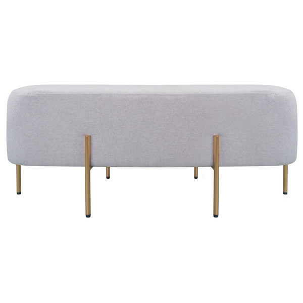 acquista Pouf Poggiapiedi 97x39x40 cm in Tessuto Kate Beige