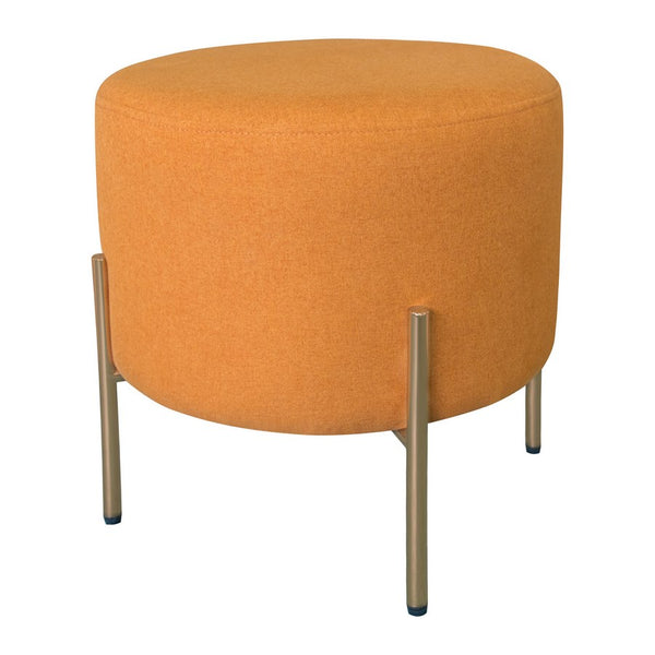 prezzo Pouf Poggiapiedi Ø40 cm in Tessuto Kate Arancio