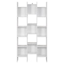 Libreria 15 Ripiani 96x24,8x192 cm in Legno MDF Bianco-2