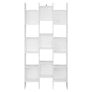 Libreria 15 Ripiani 96x24,8x192 cm in Legno MDF Bianco-5