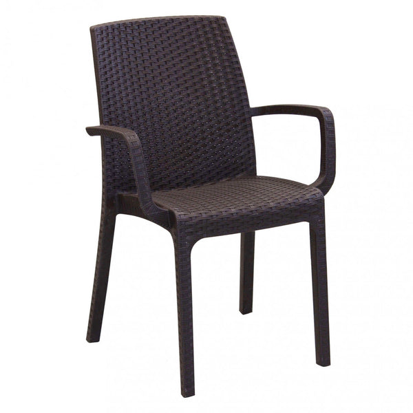 acquista Indischer Stuhl 57x59x86 h cm in Brown Wicker
