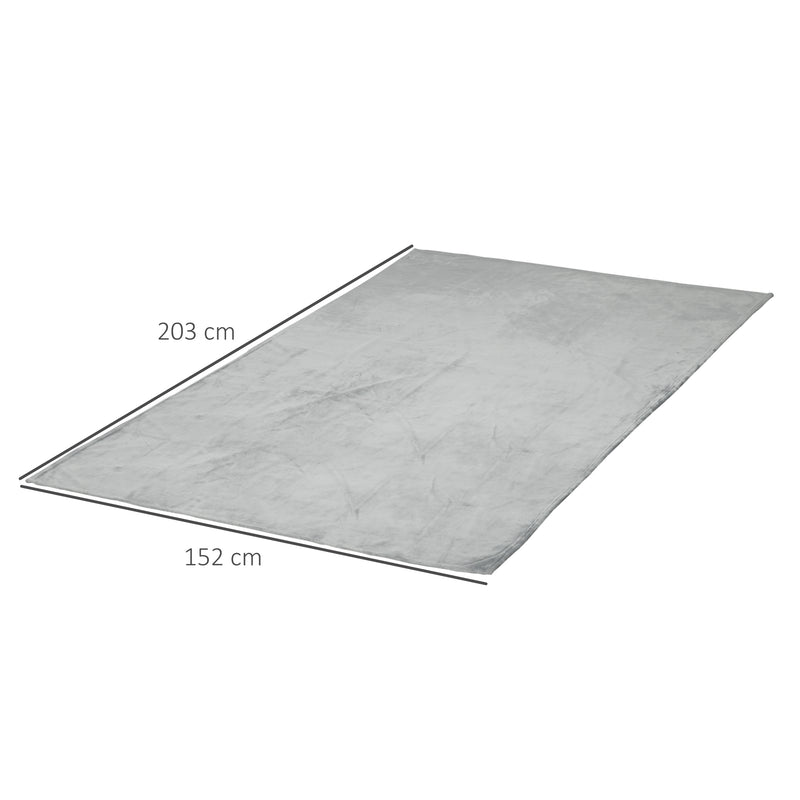 Coperta Plaid Dubleface 203x152x0,5 cm in Flanella 330 GSM Grigio – acquista  su Giordano Shop