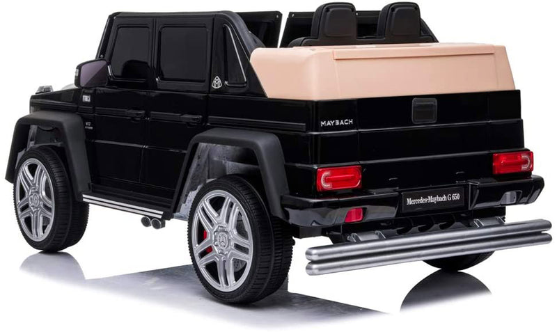 Macchina Elettrica per Bambini 12V Mercedes Maybach G650 Landaulet Nera-3