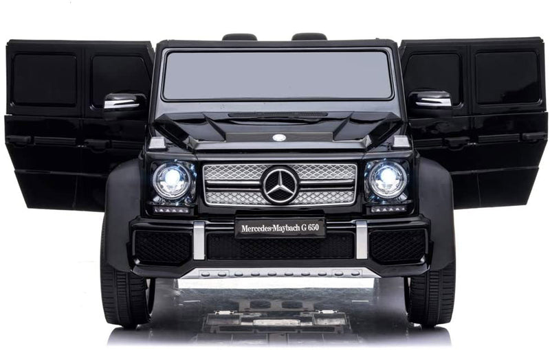 Macchina Elettrica per Bambini 12V Mercedes Maybach G650 Landaulet Nera-6