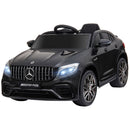 Macchina Elettrica per Bambini 12V con Licenza Mercedes GLA 45 AMG Nera-1