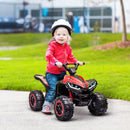 Mini Quad Elettrico per Bambini 12V Fari a LED Rosso-2