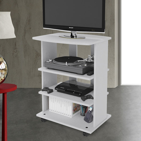 Carrello porta TV Elide 60x45x81H cm bianco frassinato prezzo