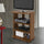 Carrello porta TV Elide 60x45x81H cm noce antico