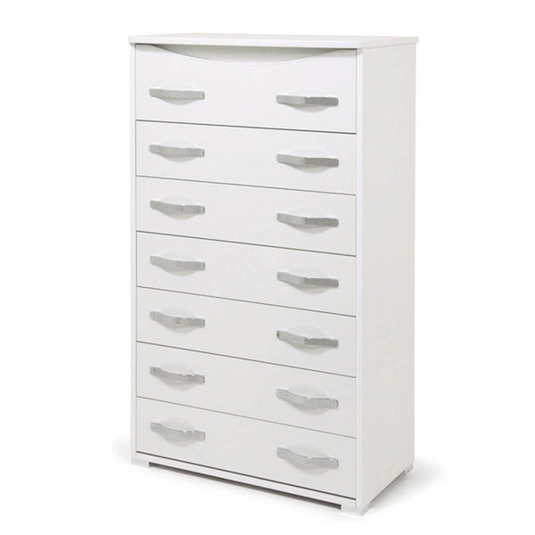 Cassettiera Settimino Maxi 127x76x41 cm bianco frassinato acquista