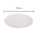 Set 2 Piatti in Ceramica Decorato Larghezza 34 cm-4