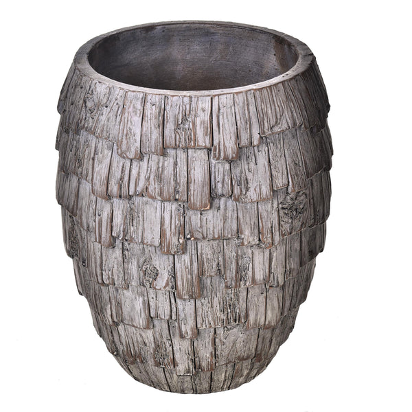 online Vaso in Ceramica con Effetto Legno H 30 cm