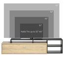 Mobile TV Da 32” a 65” 163x40x38 cm in MDF Nero-6