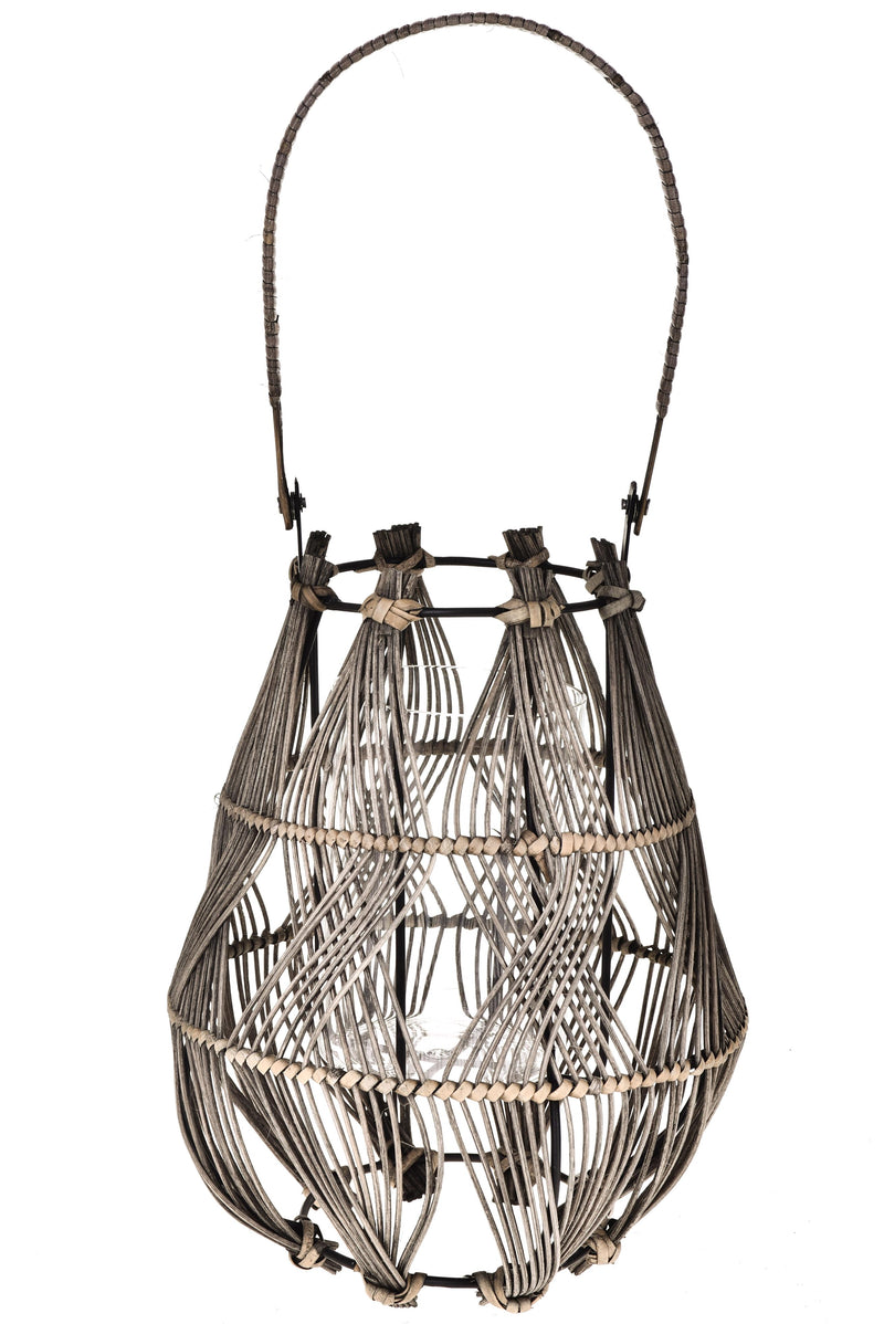 Lanterna in Rattan H 42 cm-1