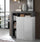 Credenza Mogol bianco lucido ossido 108x42x127H cm