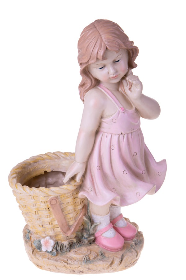 sconto Pianta Artificiale Bambina in Piedi con Vaso 53 cm