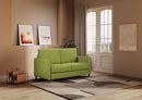 Divano 2 Posti 138x85x85 cm Karay in Tessuto Verde-3