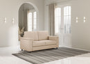 Divano 2 Posti 148x85x85 cm Marrak in Tessuto Beige-3