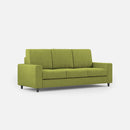 Divano 3 Posti 208x85x85 cm Sakar in Tessuto Verde-1