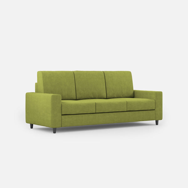 Divano 3 Posti 208x85x85 cm Sakar in Tessuto Verde sconto