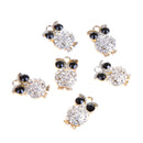 Set 24 Civette con Strass 18 mm-1