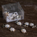 Set 24 Civette con Strass 18 mm-2