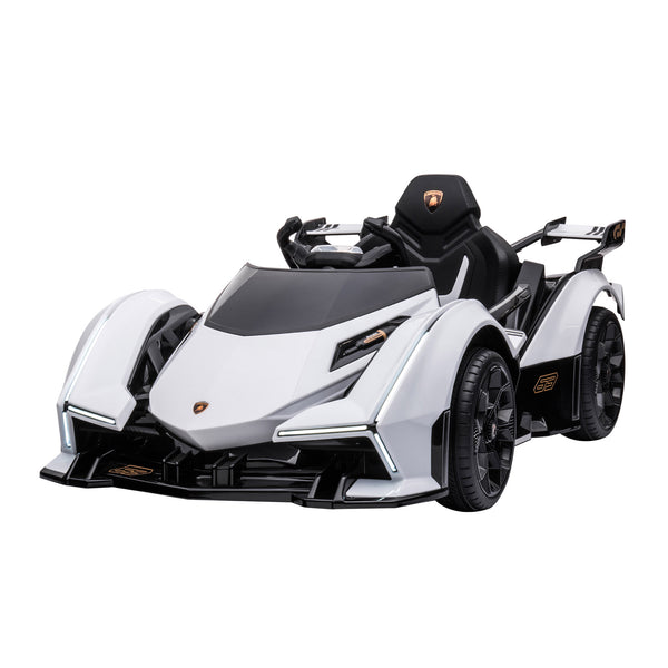 Macchina Elettrica per Bambini 12V con Licenza Lamborghini V12 Vision Gran Turismo Bianco acquista