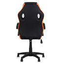 Sedia Gaming 59x120 cm in Similpelle Arancio-4